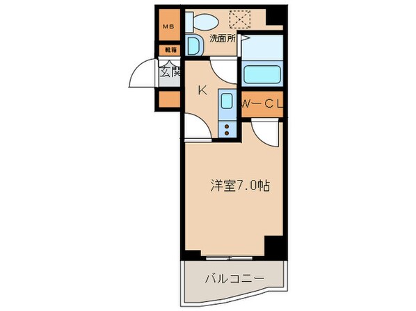 レグルス緑橋の物件間取画像